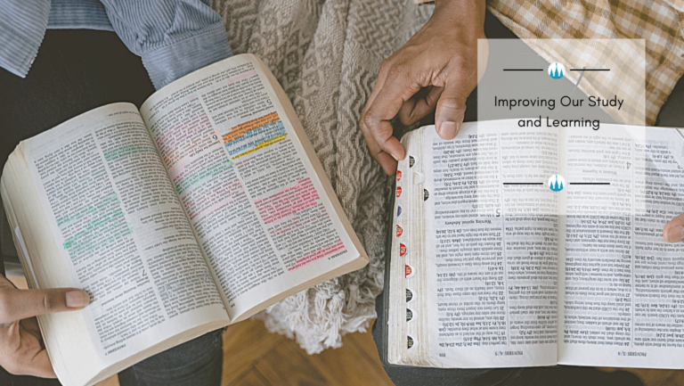 Improving our Study and Learning - Supplement to FAIR's resources for 2023 Come, Follow Me