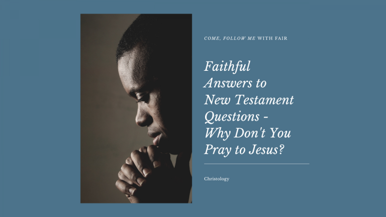 2023 0313 Why Don't You Pray to Jesus (YouTube Thumbnail)