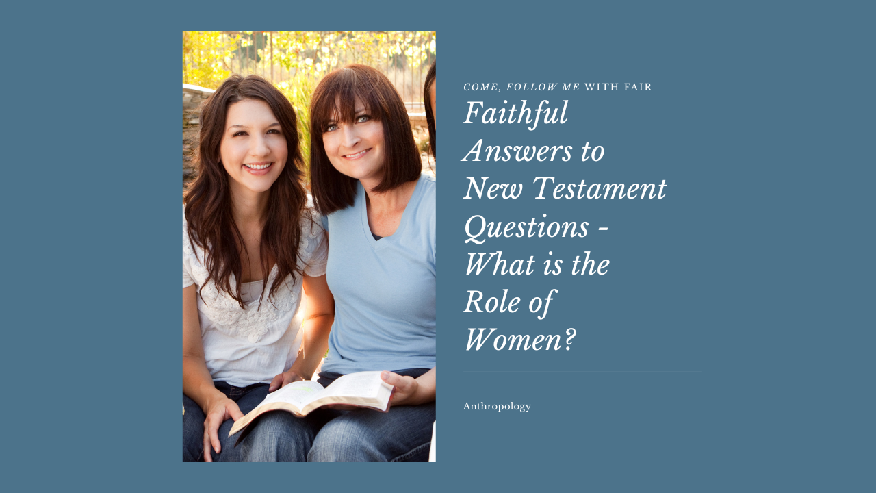 2023 0320 What is the Role of Women (YouTube Thumbnail)