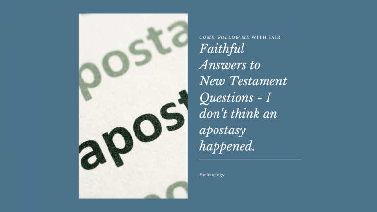 2023 0410 No Apostasy (YouTube Thumbnail)