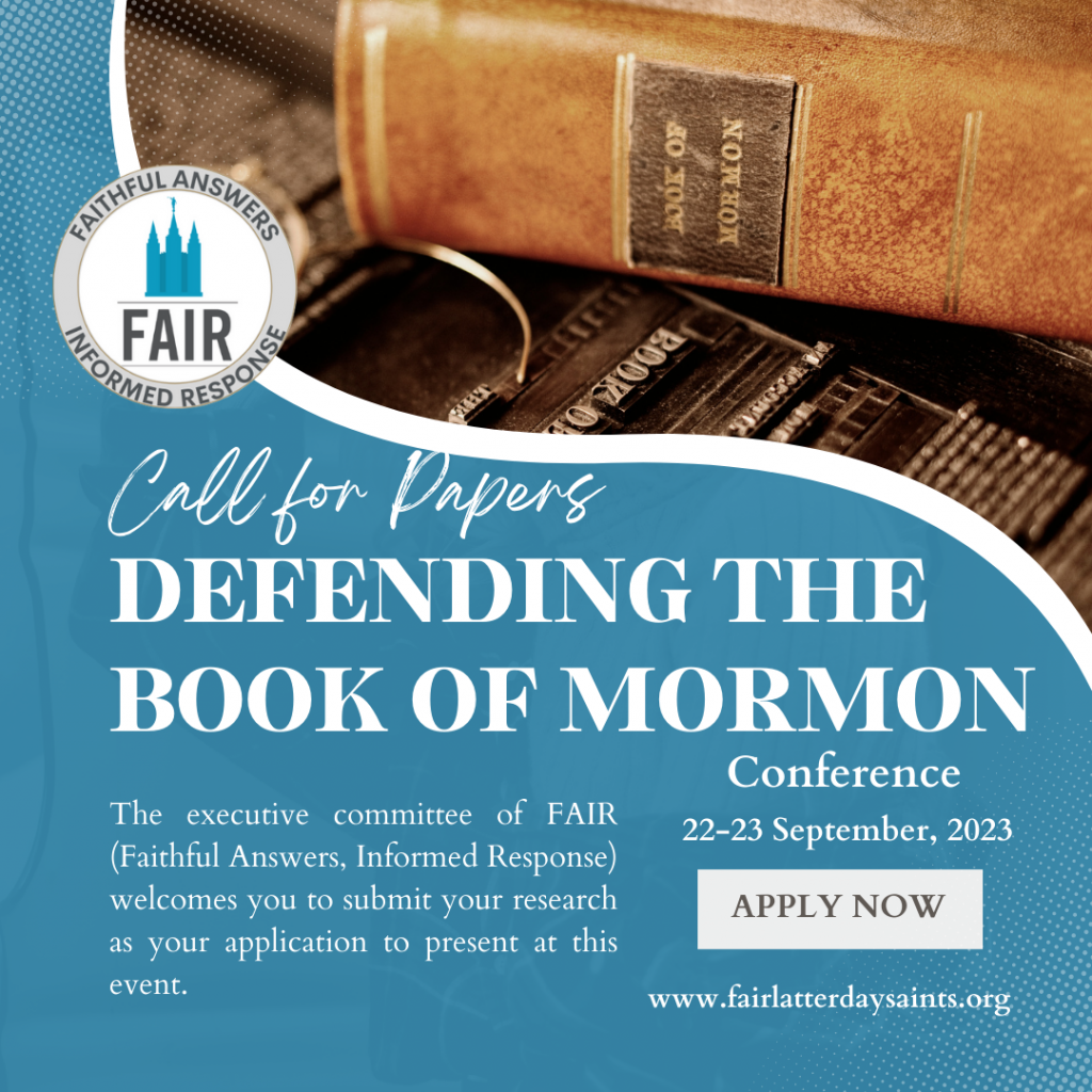 Book of Mormon Call for Papers (3)