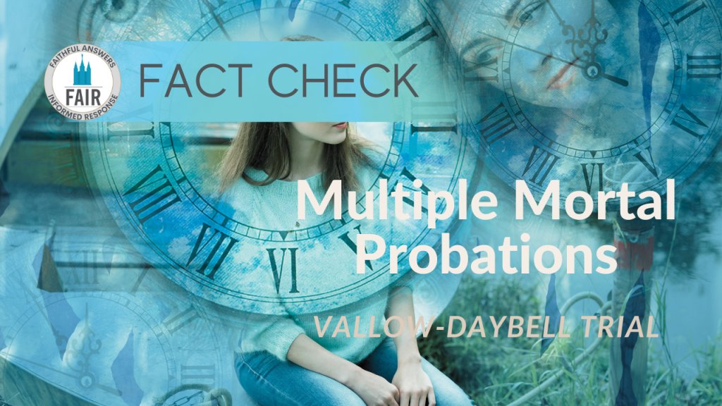 Multiple Mortal Probations (YouTube Thumbnail)