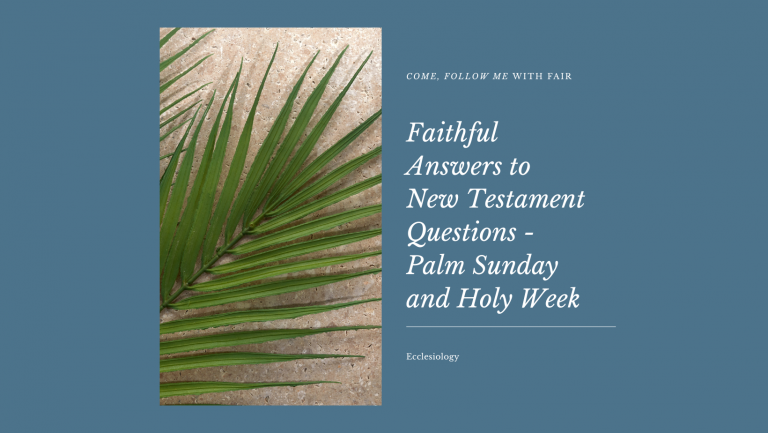 2023 0515 Palm Sunday and Holy Week (Facebook Cover)