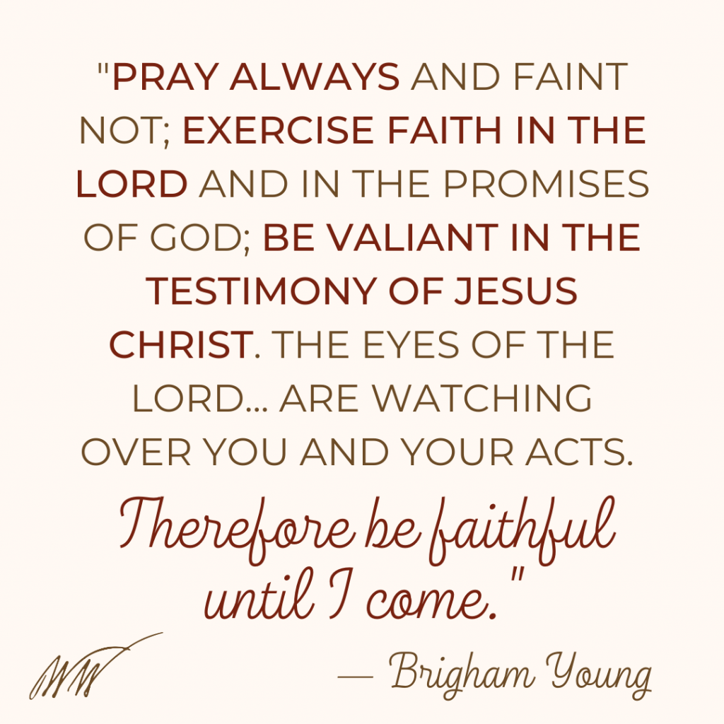 Big Questions - Keep my testimony (2)