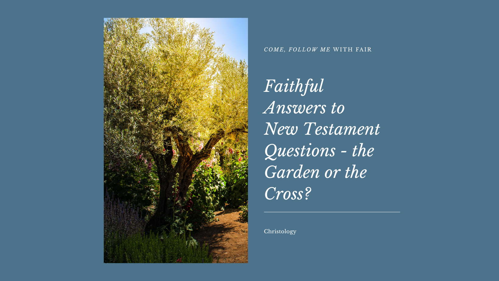 2023 0612 the Garden or the Cross (Facebook Cover)