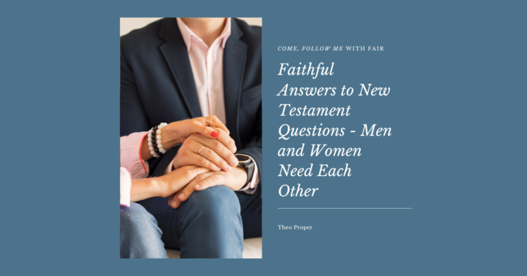 2023 0828 Men & Women Need Each Other (Facebook Post (Landscape))