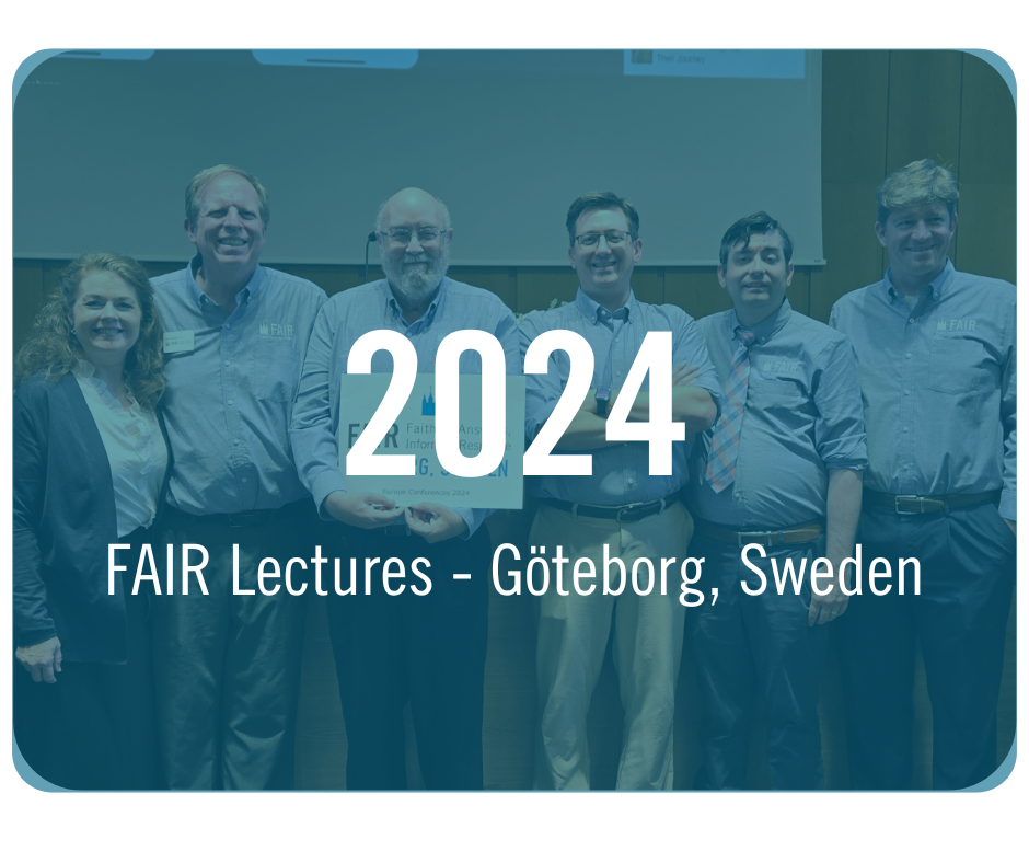 FAIR Lectures Gothenburg 2024