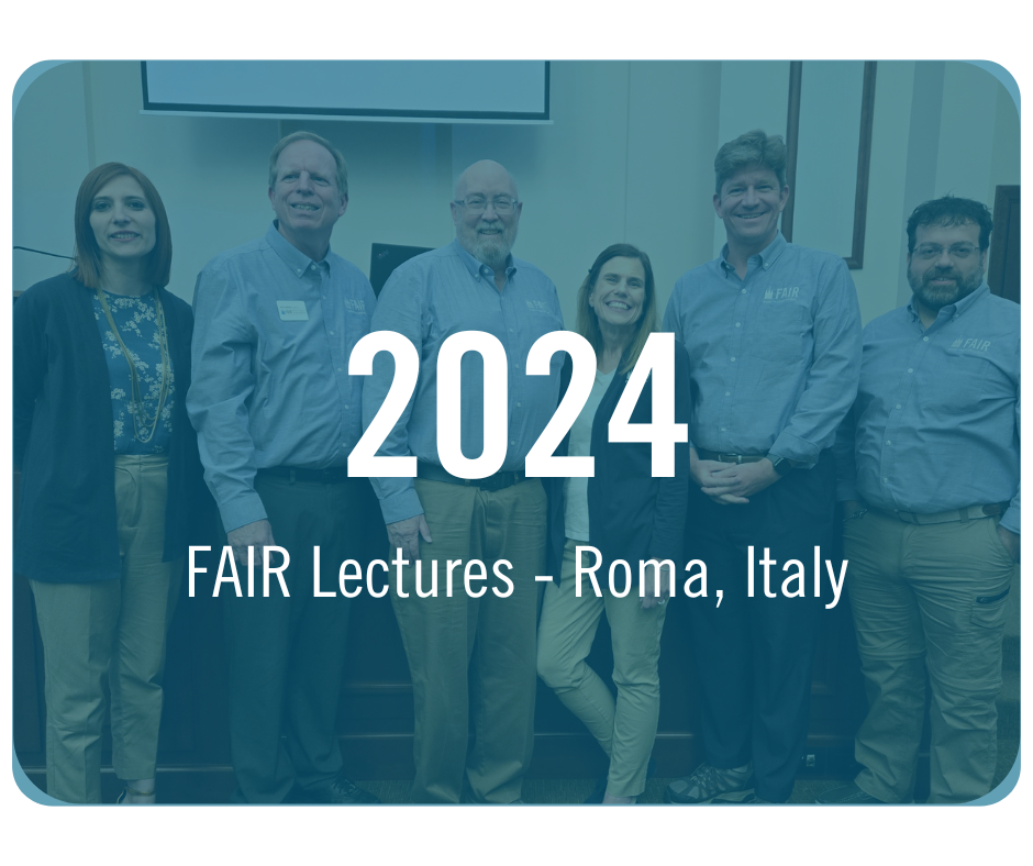 FAIR Lectures Rome 2024