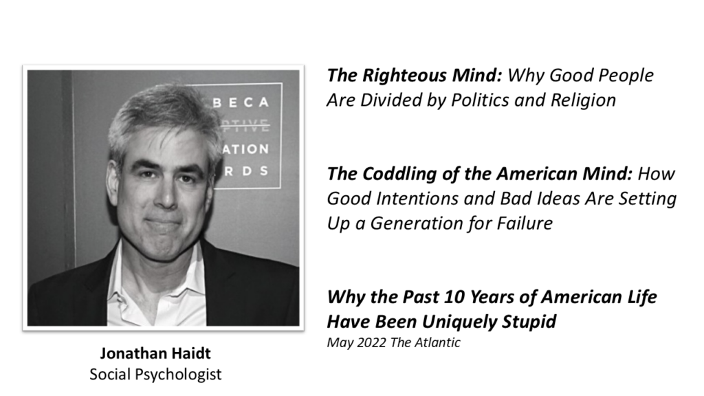 Presentation slides by Josh Coates on moral foundations and Latter-Day Saints