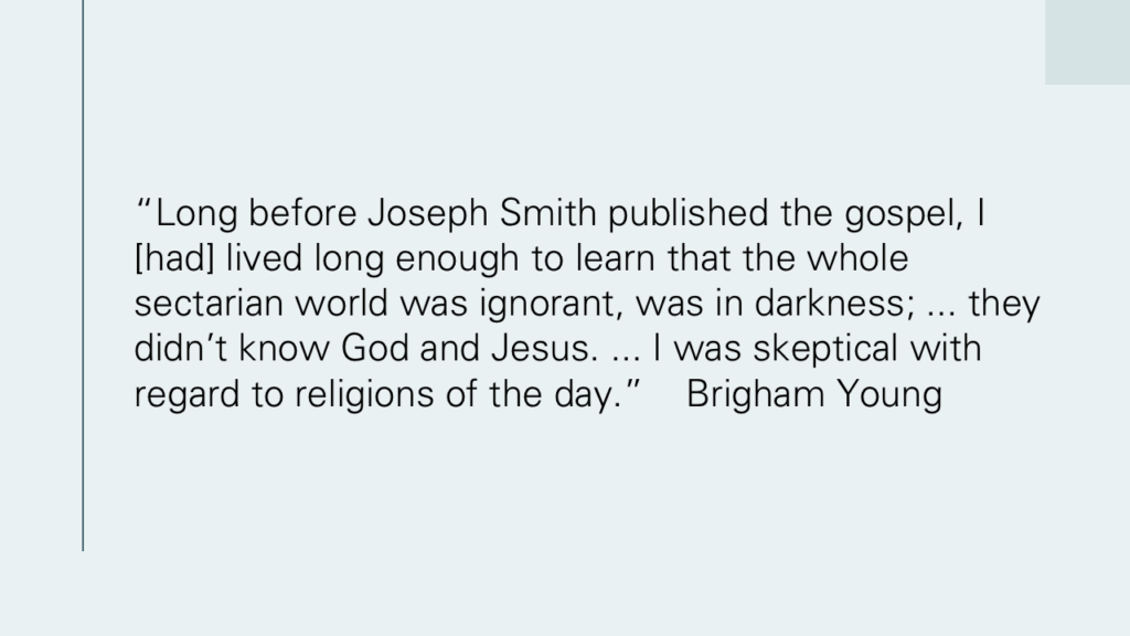 Brigham Young Mormon Leader