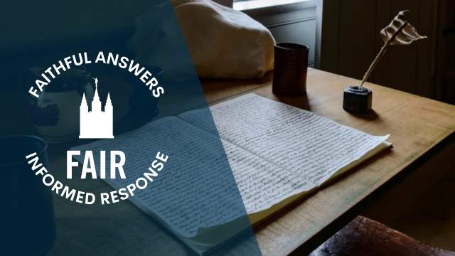 Illustration of Joseph Smith receiving revelation about the lost 116 pages.