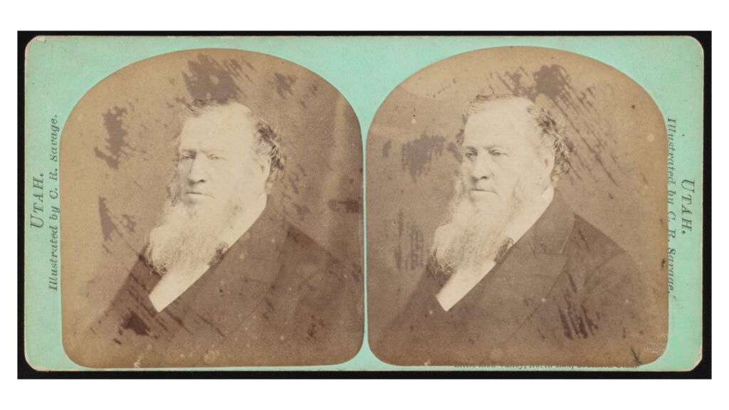 two period images of Brigham Young
