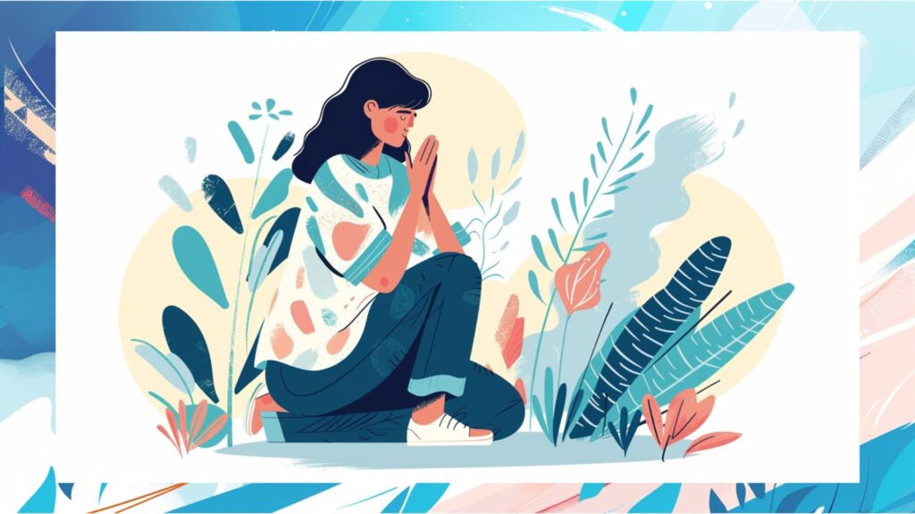 The Gospel Lens Christ the Center of your worldview: a woman engaged in prayer