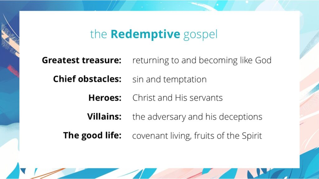 The Gospel Lens Christ the Center of your worldview: the redemptive gospel defined