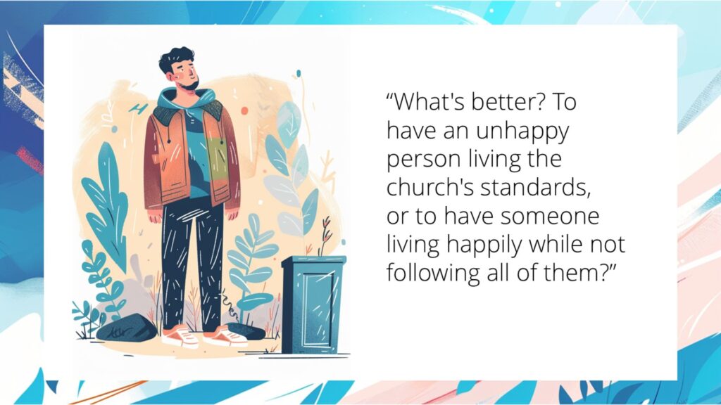 The Gospel Lens Christ the Center of your worldview: A young man looks up enquiringly