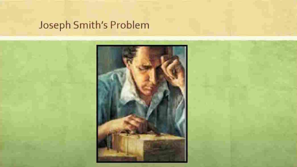 Joseph with the gold plates