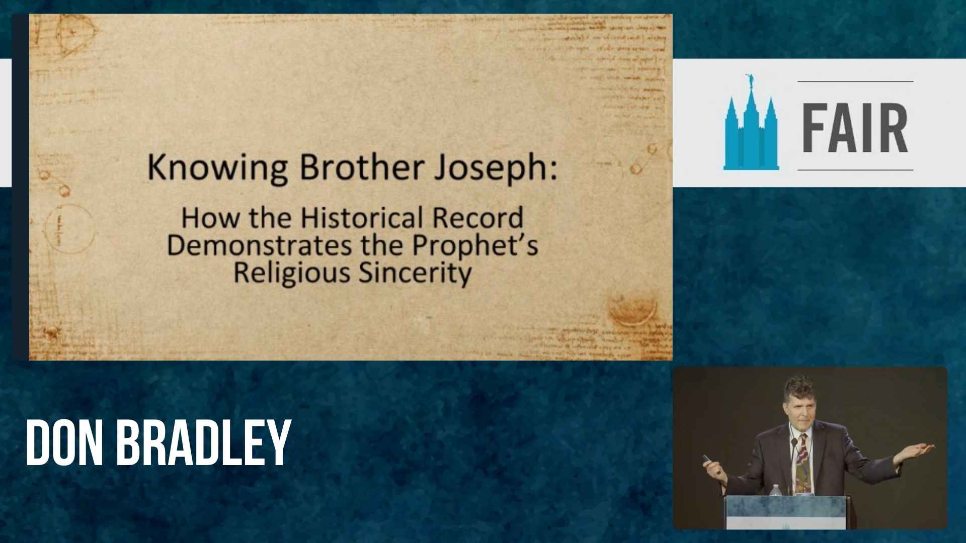 Don Bradley main image on talk page