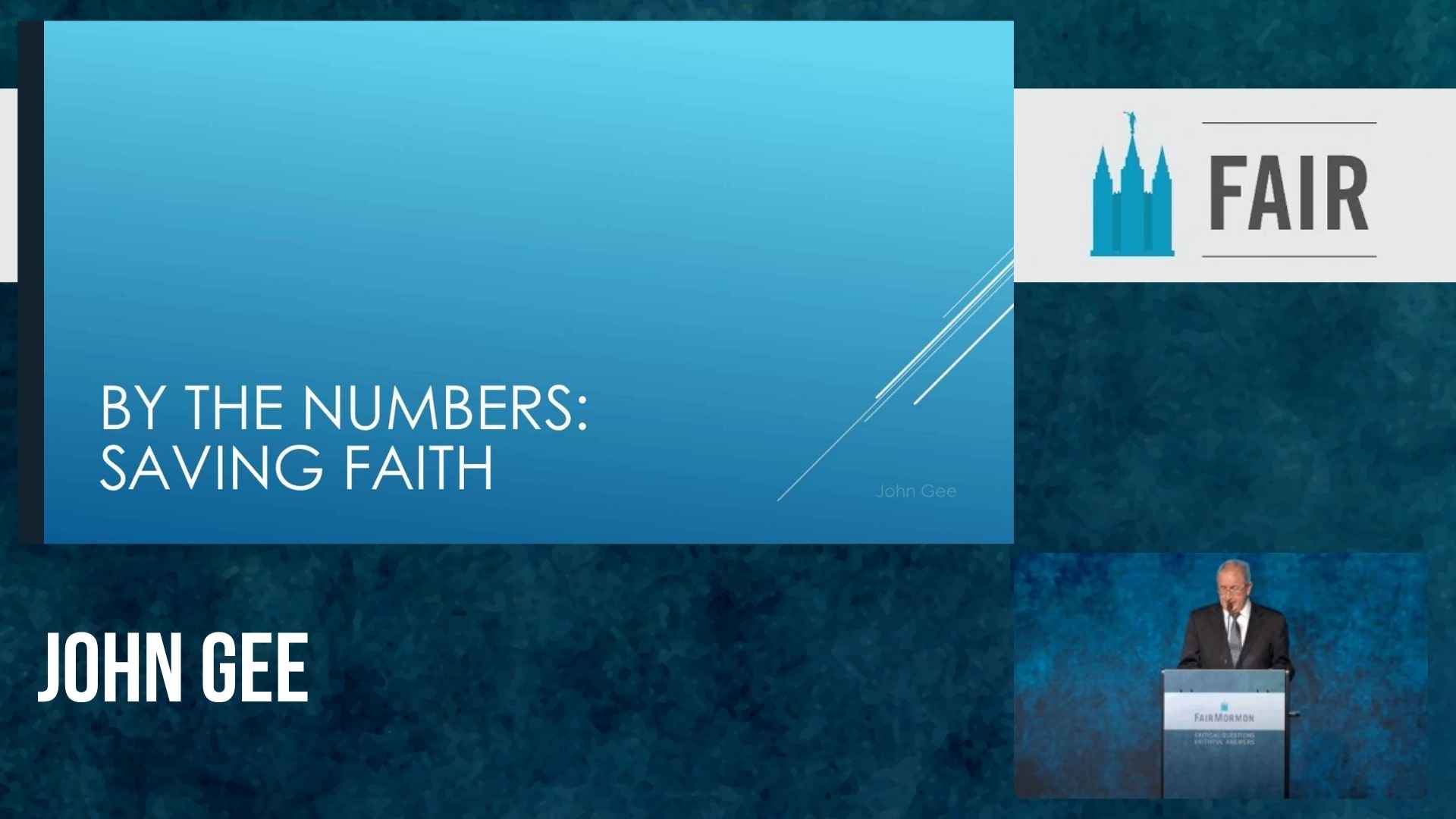 John Gee main image on talk page