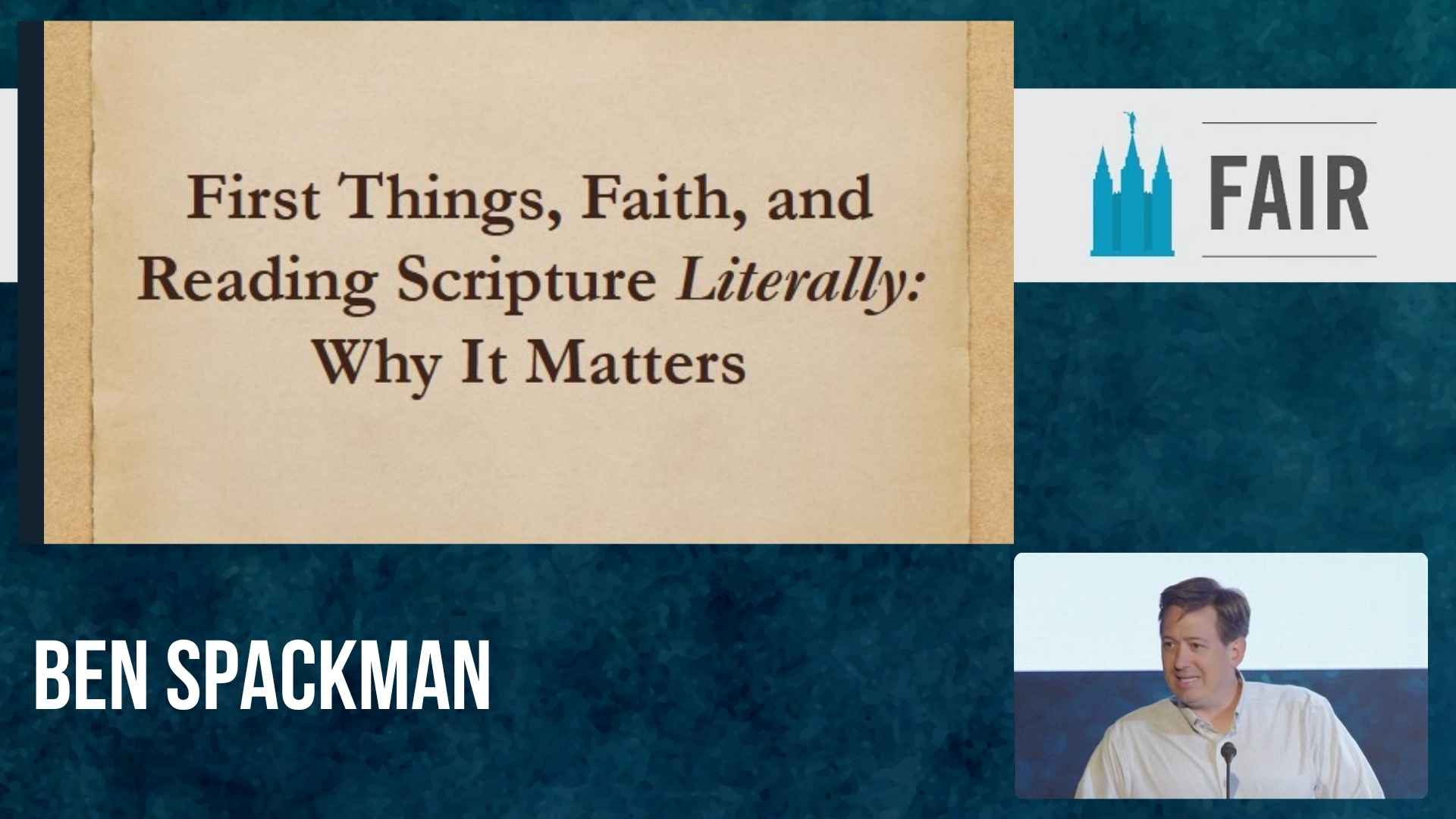 Spackman main image on talk page