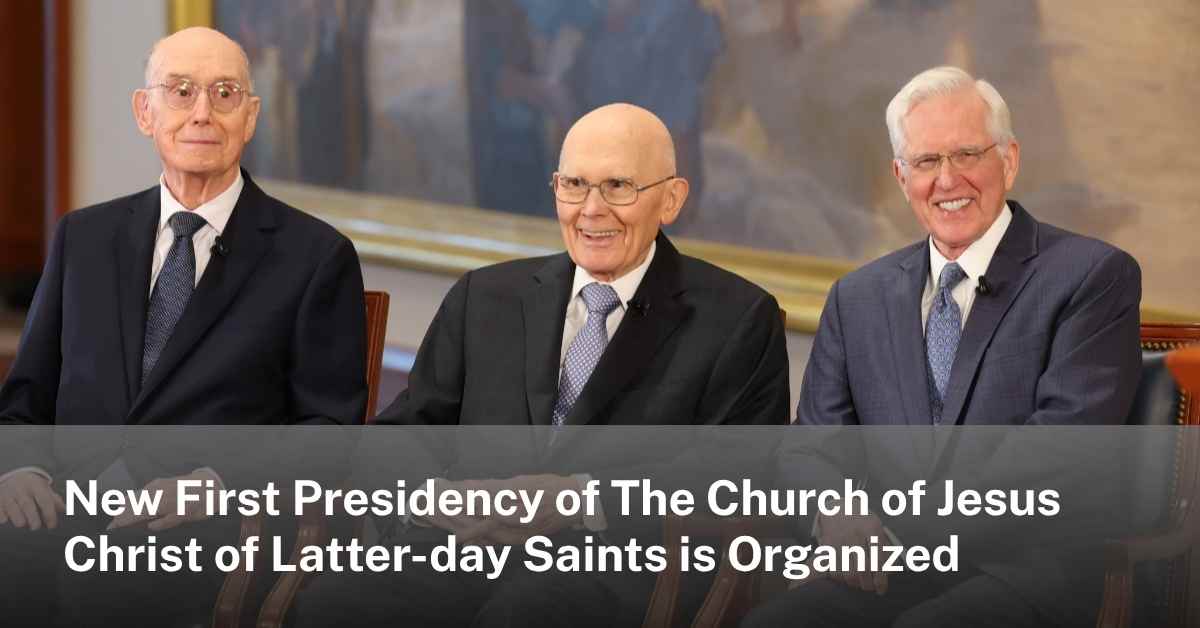 New first presidency wide