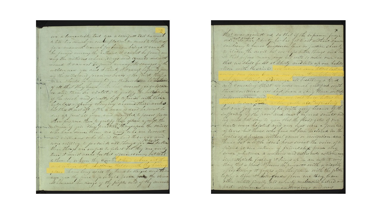 Excerpts of Joseph Smith's Journal