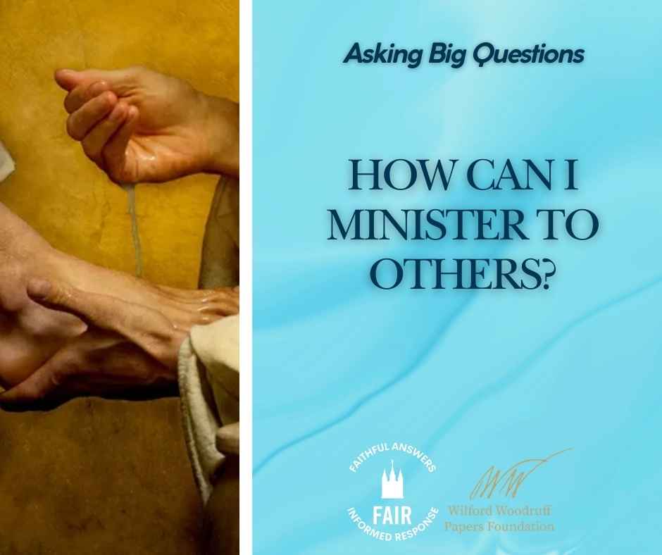 How Can I Minister to Others - Facebook Post