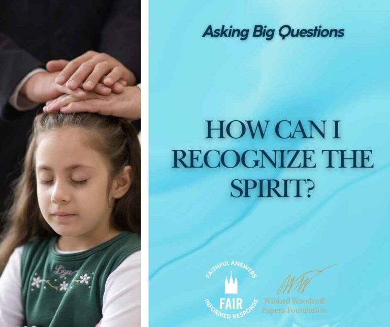 How Can I Recognize the Spirit - Facebook Post