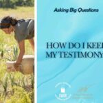 How do I keep my testimony - Facebook Post