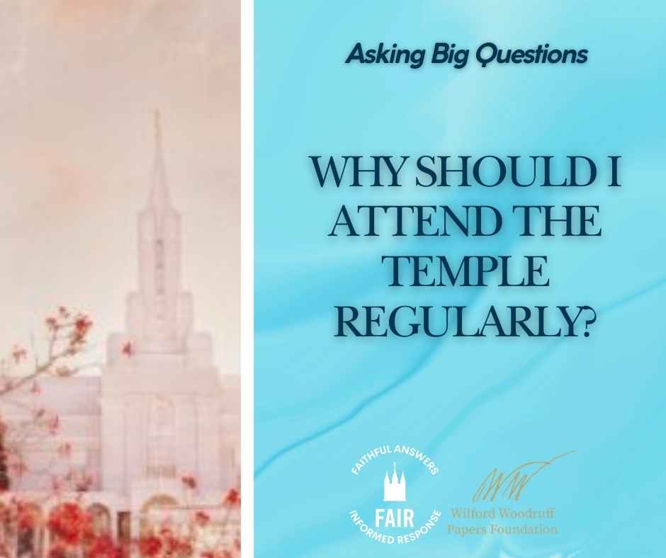 Why Should I Attend the Temple Regularly - Facebook Post