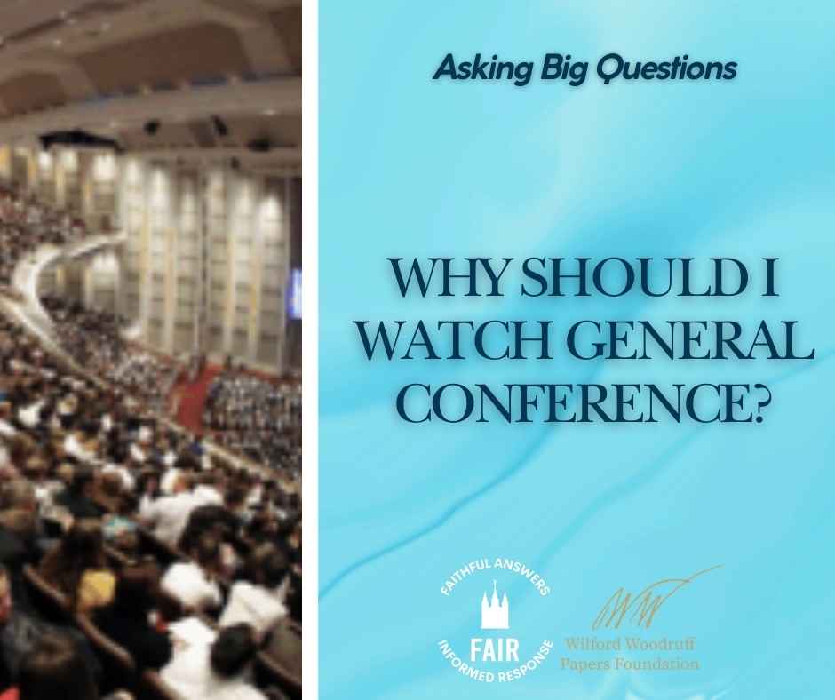 Why Should I Watch General Conference - Facebook Post