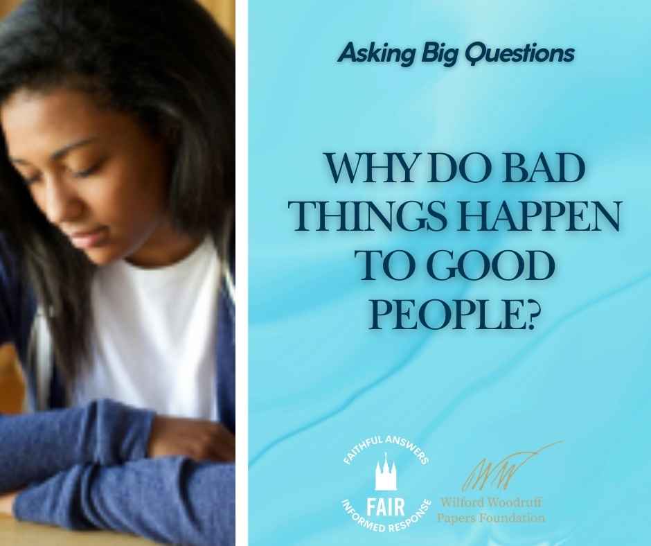 Why do bad things happen to good people - Facebook Post