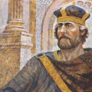 Come Follow Me King David enthroned