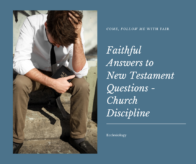 Church Discipline