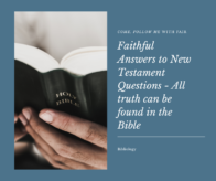 All Truth in the Bible