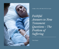 The Problem of Suffering