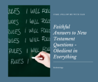 Obedient in Everything