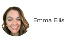 Emma Ellis presenting at the FAIR Conference