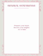 General Conference Note Taking- floral