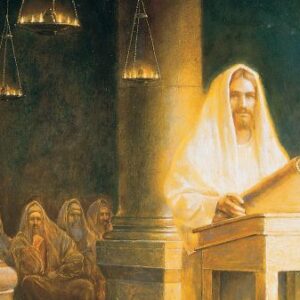 Christ in the synagoge