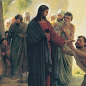 jesus healing the blind